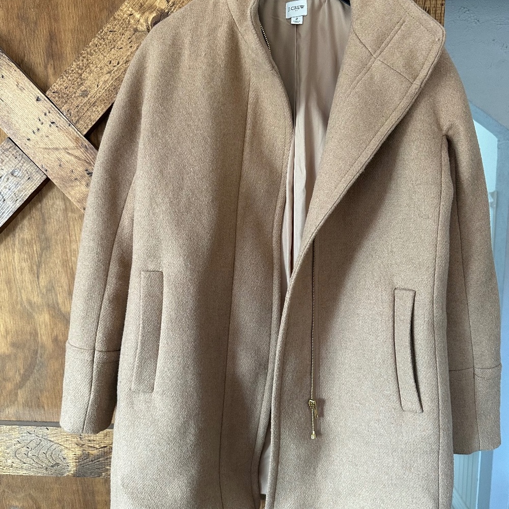 J. Crew wool cocoon coat 2